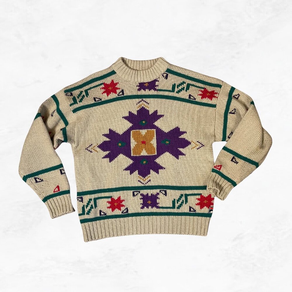 Vintage FILA 100% Wool Sweater